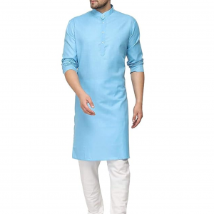 Mens Cotton Dobby Kurta Pyjama Set